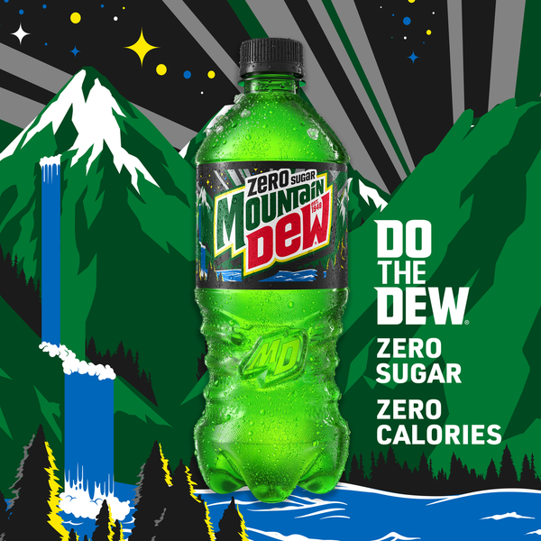 Mountain Dew Zero Sugar Soda Pop