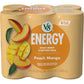 V8 Energy V-Fusion + Energy Peach Mango Vegetable & Fruit Juice