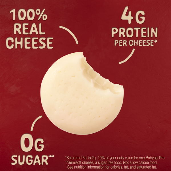 Mini Babybel® White Cheddar Snack Cheese, 8.5 oz (12 Count)