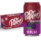 Dr Pepper Blackberry Soda, 12 fl oz cans, 12 pack