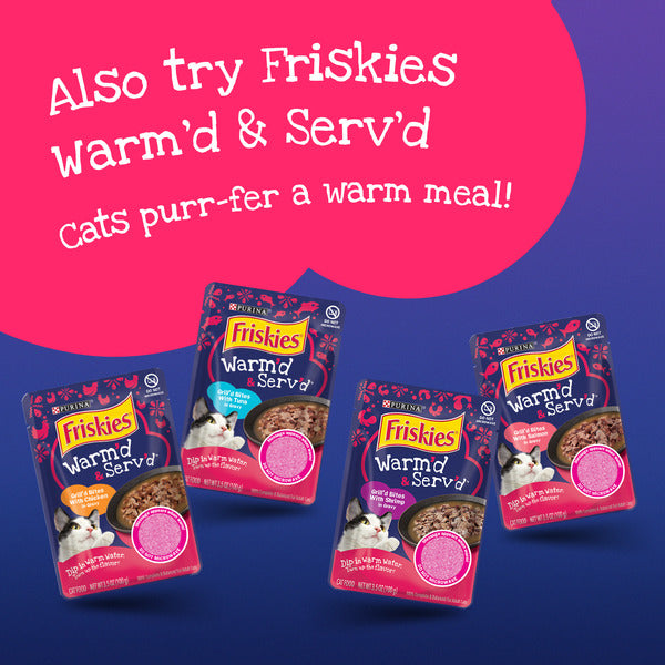 Purina Friskies Natural, Grain Free Senior Broth Wet Cat Food Complement, Lil' Soups Skipjack Tuna