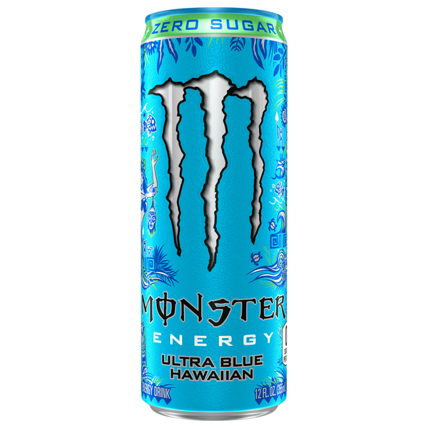 Monster Zero Sugar Ultra Blue Hawaiian Energy Drink