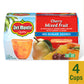 Del Monte Cherry Mixed Fruit Plastic Fruit Cups with No Sugar Added Plastic Fruit Cup Snacks
