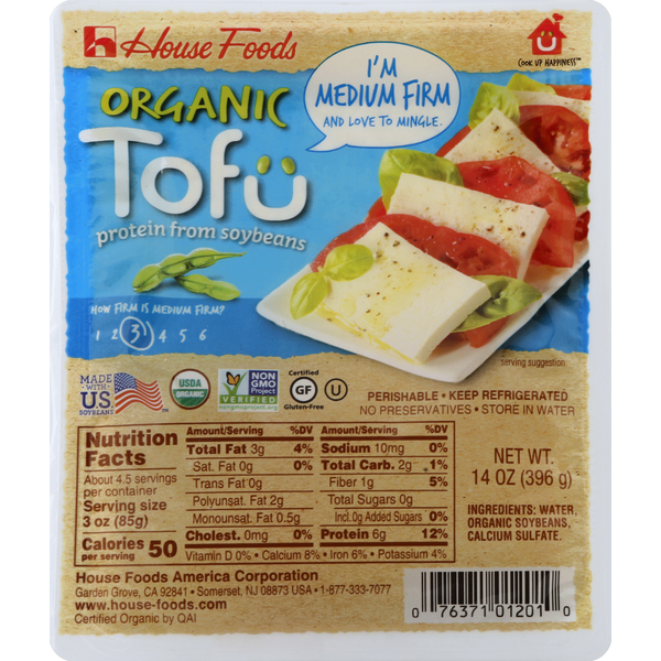 House Foods Organic Medium Firm Tofu