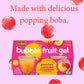 Del Monte Bubble Fruit Peaches in Strawberry Gel Fruit Cup Snacks