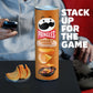 Pringles Smoky Cheddar Potato Crisps Chips, Lunch Snacks, 5.5 oz