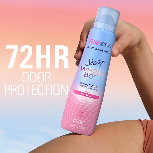 Secret Whole Body Deodorant Spray for Women