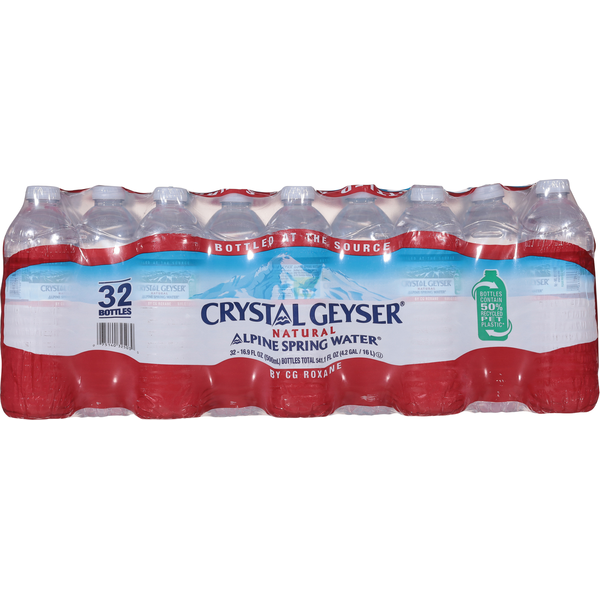 Crystal Geyser Alpine Spring Water, Natural