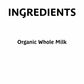Kalona SuperNatural Organic, Whole Milk, Grass-fed Cows