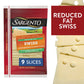 Sargento Reduced Fat Natural Swiss Sliced Cheese, 9 Slices