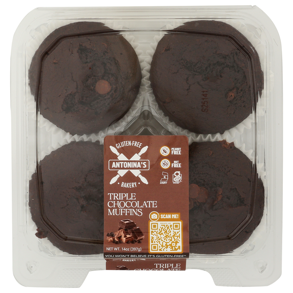 Antonina's Gluten-free Bakery Gluten-Free Triple Chocolate Muffins