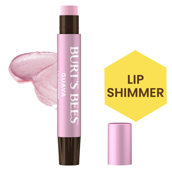Burt's Bees Lip Shimmer, Guava, with Shea and Cocoa Butters; 100% Natural Origin