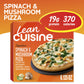 Lean Cuisine Protein Kick Spinach & Mushroom Pizza