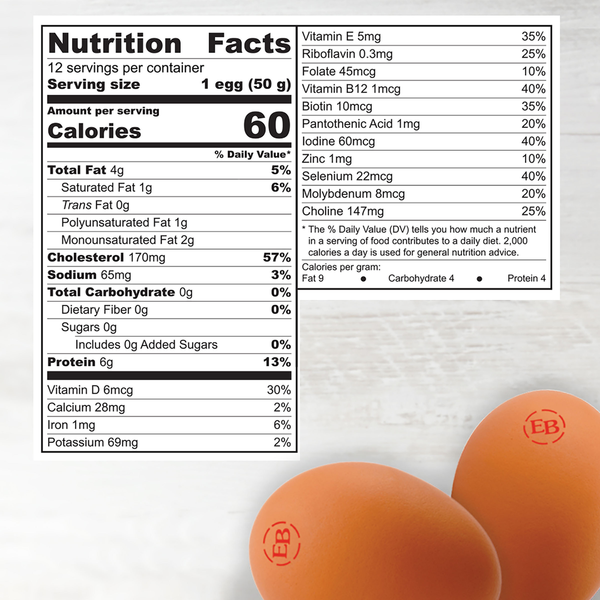 Eggland's Best 100% USDA Organic Certified Large Brown Eggs, 12 count