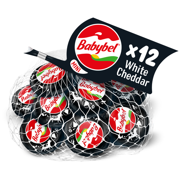 Mini Babybel® White Cheddar Snack Cheese, 8.5 oz (12 Count)