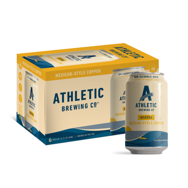 Athletic Brewing Co. Non-Alcoholic Cerveza Atletica, Light Copper