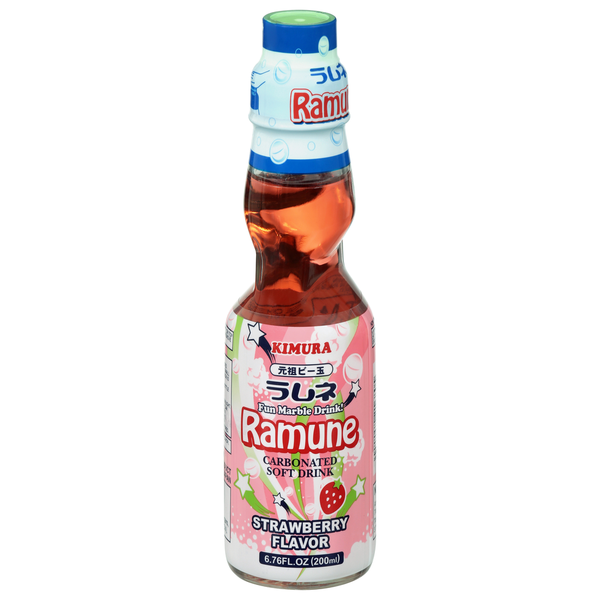 Kimura Strawberry Flavor Ramune