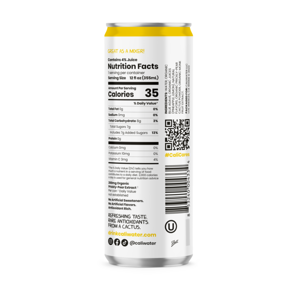 Caliwater Cactus Water, Pineapple