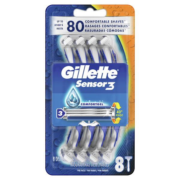 Gillette Sensor3 Men's Disposable Razor