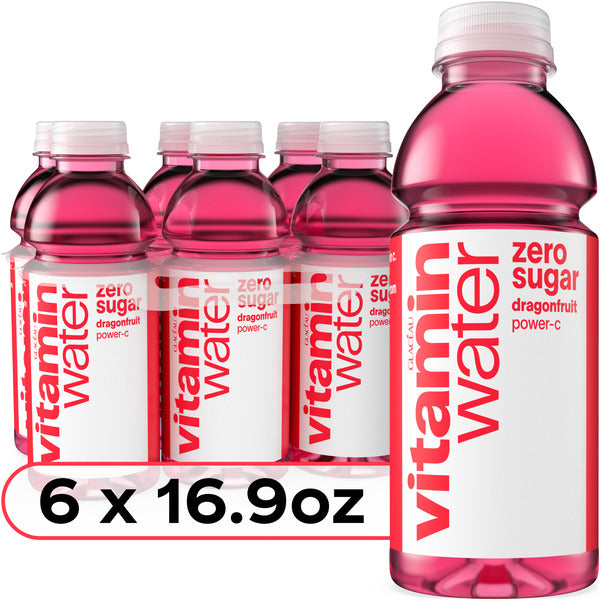 Vitaminwater Power-C Dragonfruit Zero Sugar Flavored Water Beverage Bottles