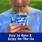 Kool-Aid Jammers Blue Raspberry Flavored Kids 0% Juice Drink Pouches