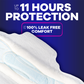 Always Maxi Overnight Pads with Wings, Size 4