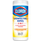 Clorox Disinfecting Wipes, Bleach Free Cleaning Wipes, Crisp Lemon