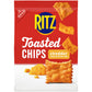 Ritz Toasted Chips Cheddar Crackers, Party Snacks 8.1 oz