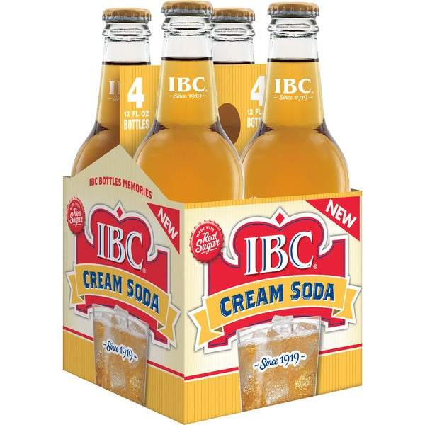 IBC Cream Soda Made with Sugar