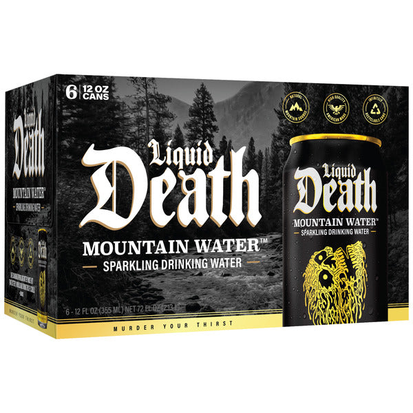 Liquid Death Sparkling Mountain Water