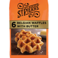 St Pierre 6 ct, Butter, Brioche Waffles, Belgian Waffles, 10.6 oz