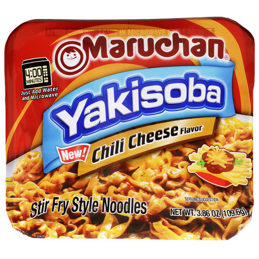 Maruchan Yakisoba Noodles, Chili Cheese, 3.86 oz