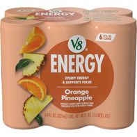 V8 Energy V-Fusion + Energy Orange Pineapple Veget...
️
