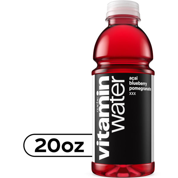 Vitaminwater XXX Acai-Blueberry-Pomegranate Flavored Water Beverage Bottle