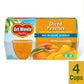 Del Monte No Sugar Added Diced Peaches Plastic Fruit Cup Snacks