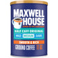 Maxwell House Half Caff Medium Roast Ground Coffee - Caffeine levels may vary