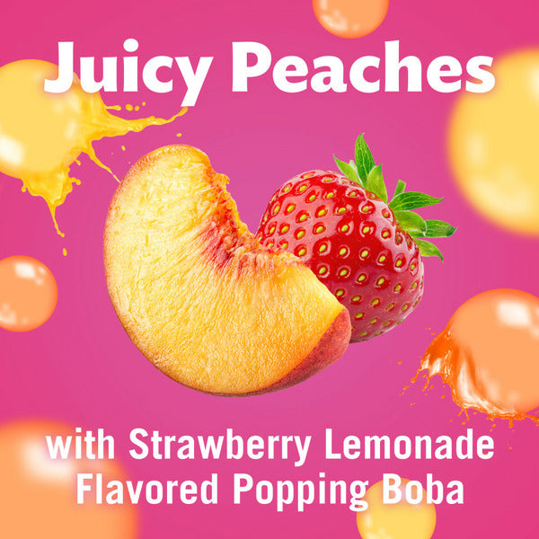 Del Monte Bubble Fruit Cup Snacks, Peace Strawberry Lemonade