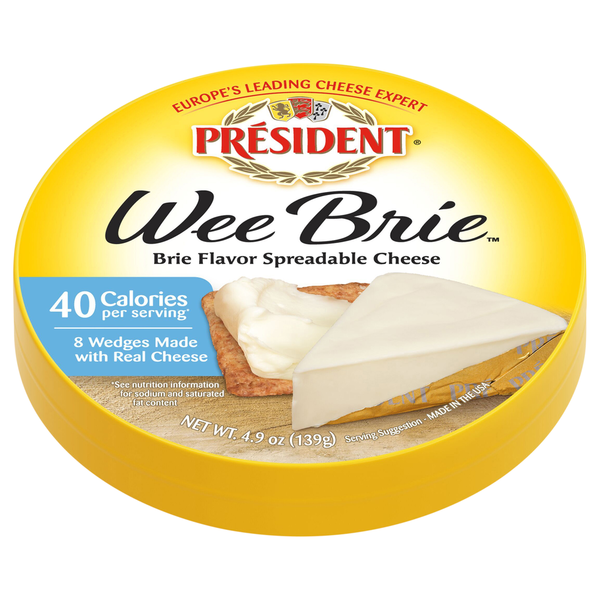 Président Wee Brie snack portions