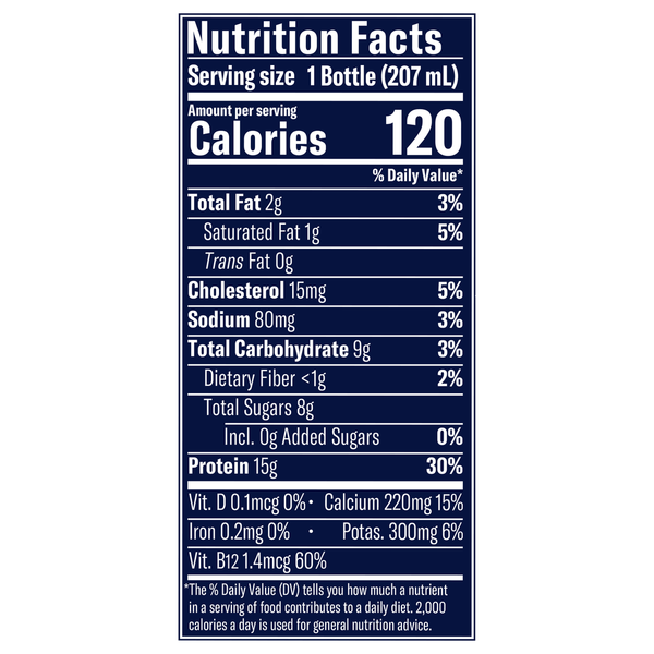 Chobani Zero Added Sugar Greek Yogurt Strawberries & Cream Protein Drink