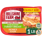 Hillshire Farm Ultra Thin Sliced Deli Lunch Meat, Oven Roasted Turkey Breast and Honey Ham, 16 oz