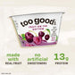 Too Good & Co. Fruit on the Bottom Black Cherry Yogurt-Cultured Low Fat Milk Product, Smooth and Creamy Adult Snacks with Real Fruit, 5.3 oz Cup