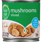 Food Club Mushrooms, Sliced