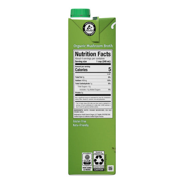Pacific Foods Organic Mushroom Broth