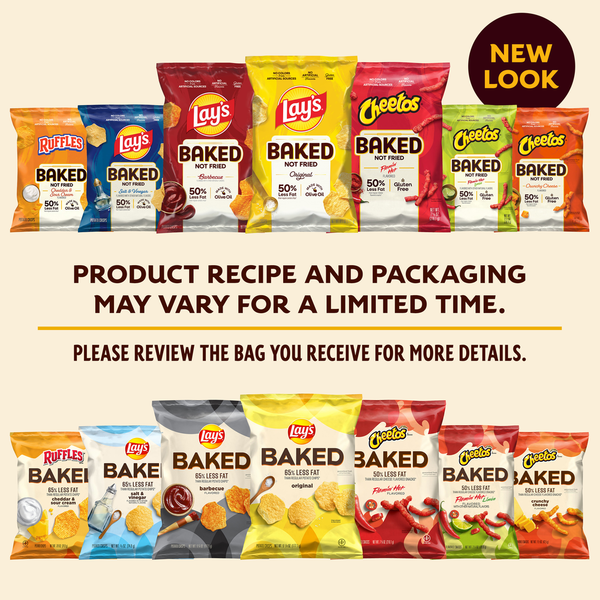 Ruffles Baked Potato Crisps, Cheddar & Sour Cream Flavored
