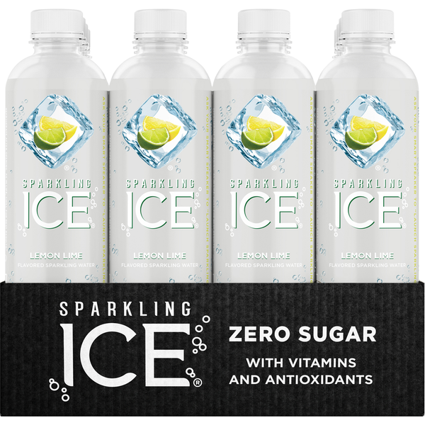 Sparkling Ice® Lemon Lime Naturally Flavored Sparkling Water