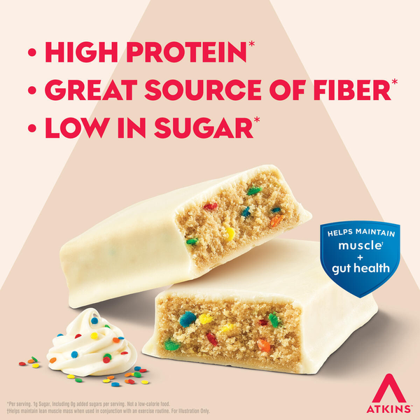 Atkins Birthday Cake High Protein Bar