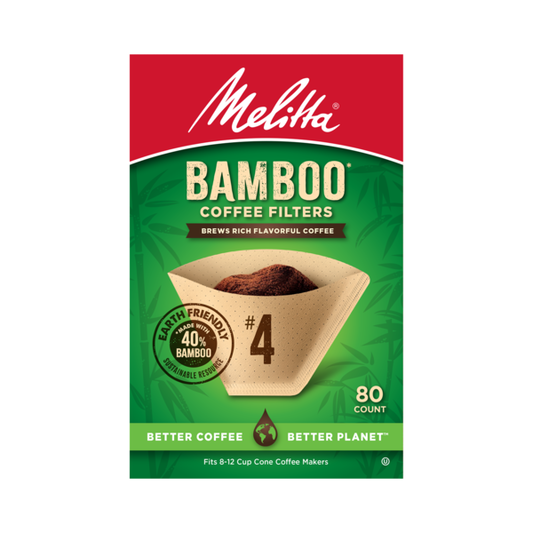 Melitta #4 Bamboo Cone Coffee Filters