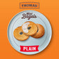 Thomas’ 10 ct, Plain, Mini Bagels, Kosher, Bagels, 15 oz