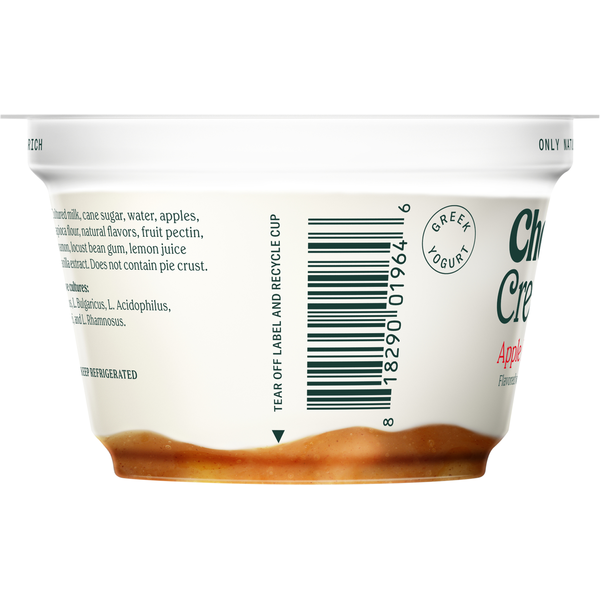 Chobani Yogurt, Greek, Apple Pie a La Mode