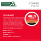 Hills Bros. K-Cup Pods Ground Premium Arabica Medium Roast Gourmet Coffee
